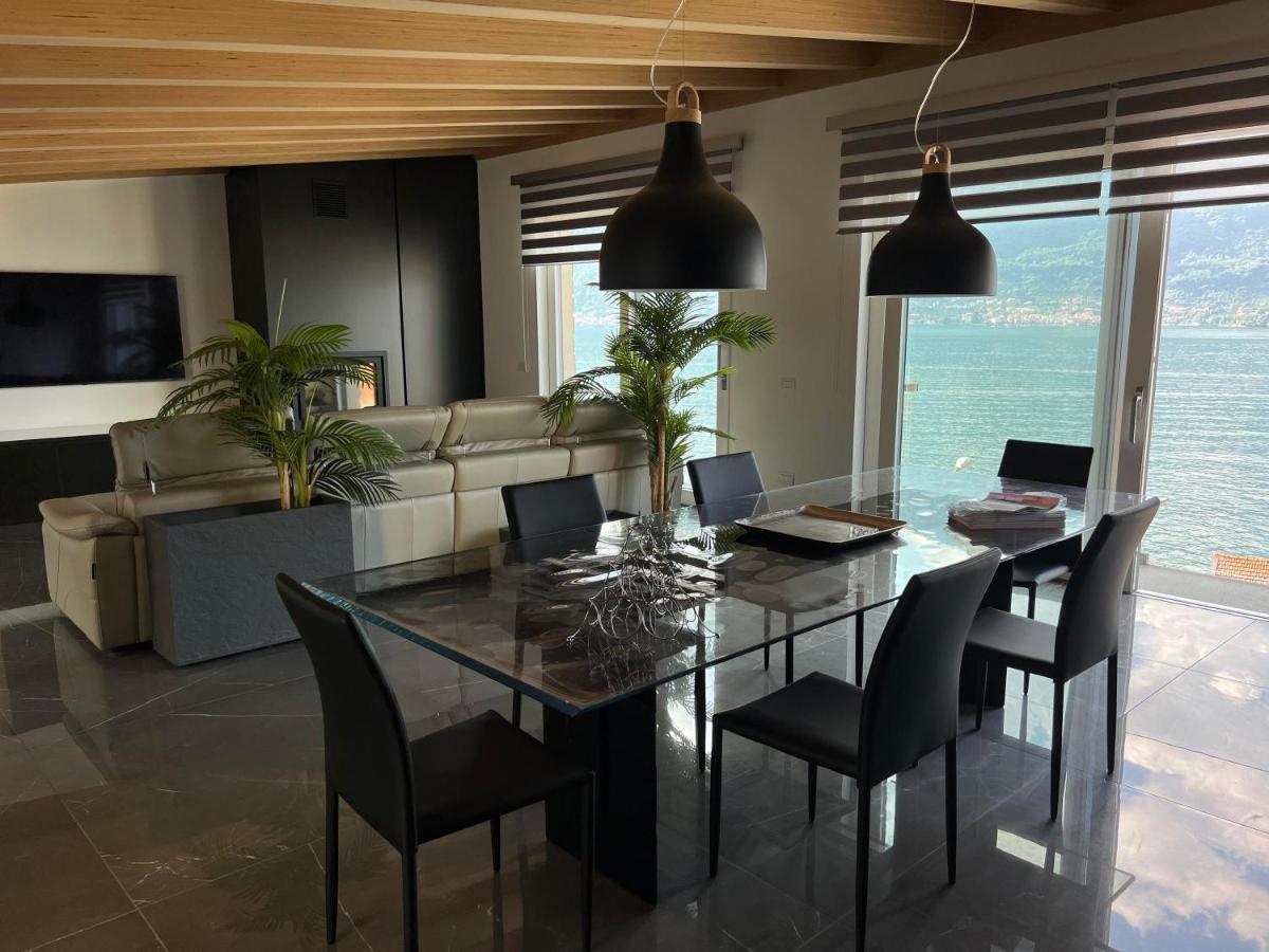 Luxury Lakefront Penthouse Lezzeno Buitenkant foto