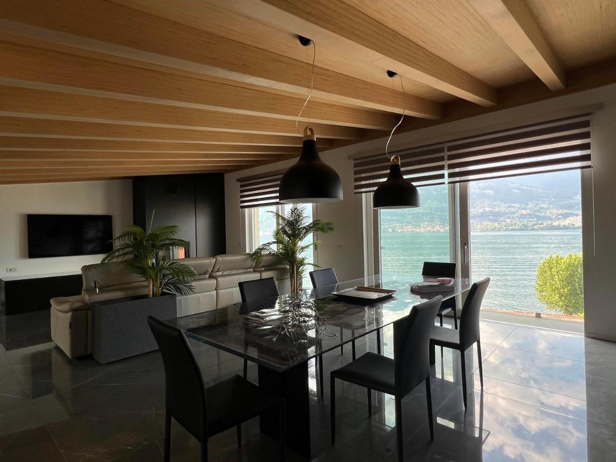 Luxury Lakefront Penthouse Lezzeno Buitenkant foto